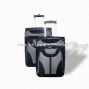 Three Pieces Softside Luggage Trolley Case Set images