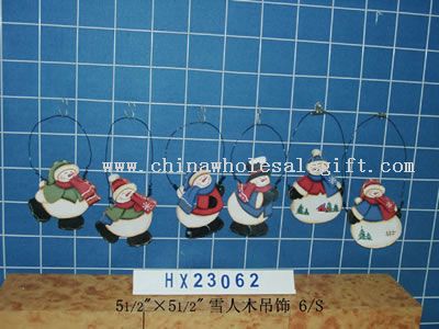 hanging wooden decorations 6/s