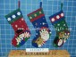 santa&snowman7reindeer stocking 3/s small picture