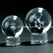 Laser-Engraved Crystal Ball images