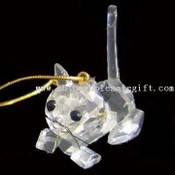 Christmas Decorations with A Bending Cat Shaped Design images