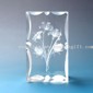 3D Laser krystal - K9 Optical Crystal Curlicue small picture