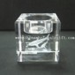 Laser-Engraved Crystal Candle Holder small picture