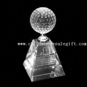 Troféu de cristal Golf images