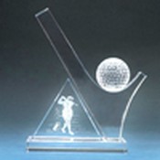 Trofeo di cristallo-Golf images