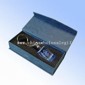Lasergravert Crystal nøkkelring med blå LED small picture