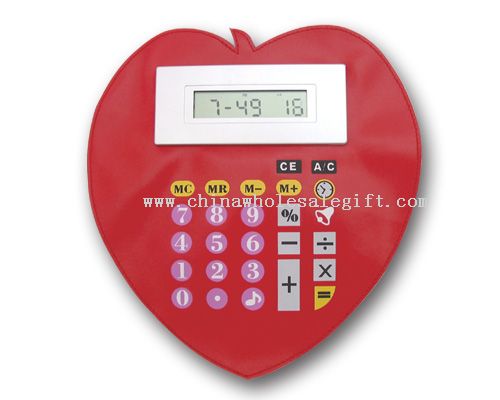 Jantung bentuk Soft bag Kalkulator