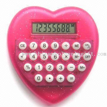 Calculatrice en forme de coeur