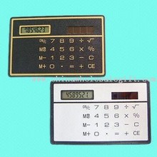 Calculadora de bolso em forma de cartão images
