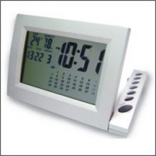 Kalender-Uhr mit Thermometer und Hygrometer images