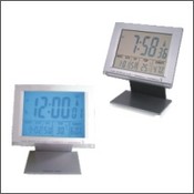 Reloj controlado por radio con higrómetro y termómetro images