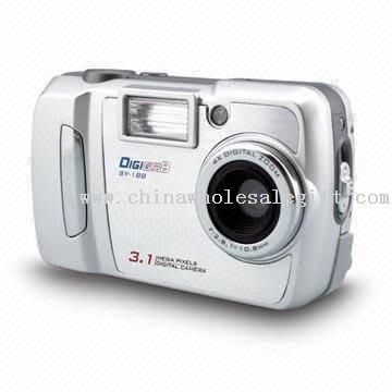 100g Digital Camera with SD/MMC Card, Measuring 94 x 40 x 56mm