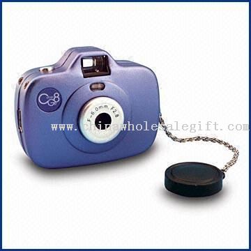 Cute Mini Digital Camera con 300K pixels CMOS sensor