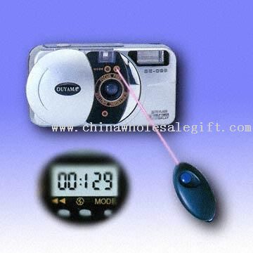 Focus-Free Zoom Camera with LCD, Self-Timer