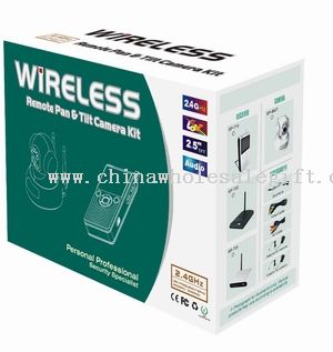 860K 2.4GHz Wireless Camera with Remote Rotator