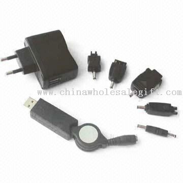 Travel Charger Kit with USB Port