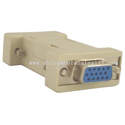 تجهيز مرئي 15Pin الإناث إلى محول VGA 15Pin الإناث