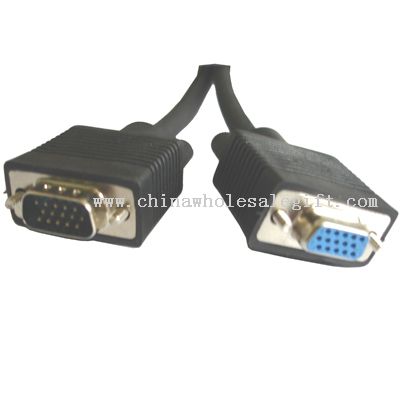 VGA 15-pinners mann: VGA 15-pinners kvinnelige kabel