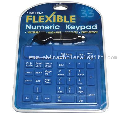 Impermeable flexible Number Pad