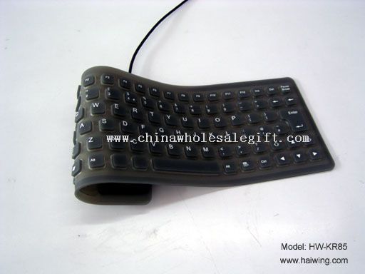 Mini dimensiunea flexibil rezistent la apă tastatură
