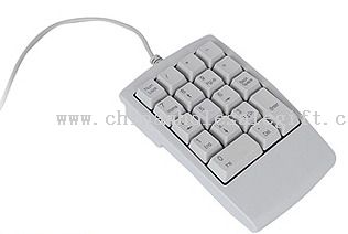 Mini teclado digital com 18 teclas