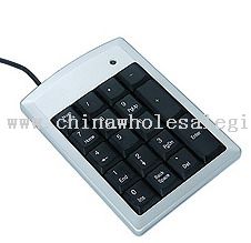 Mini teclado digital com 18 teclas