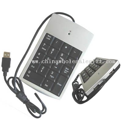 USB numerische Tastatur mit 18 Tasten mit Hub