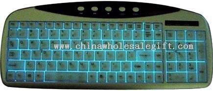 Electron luminosas teclado multimedia