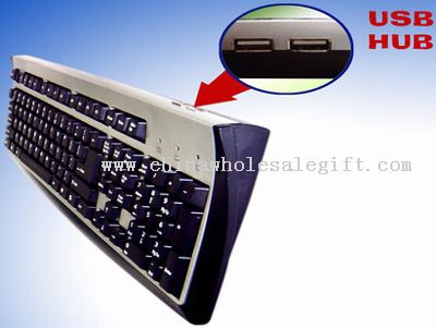 MultiMedia tastatur med USB HUB