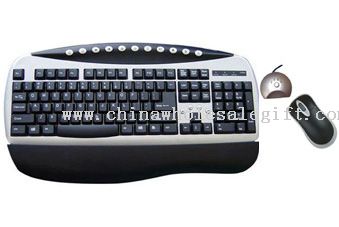 Teclado multimídia sem fio