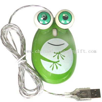 3D Frog Cartoon Optical mouse