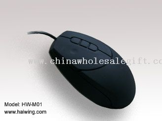 5D silicone waterproof optical mouse for industria and medical