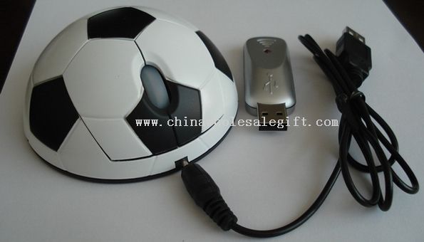 Football Shape Wireless Chargeable Mouse