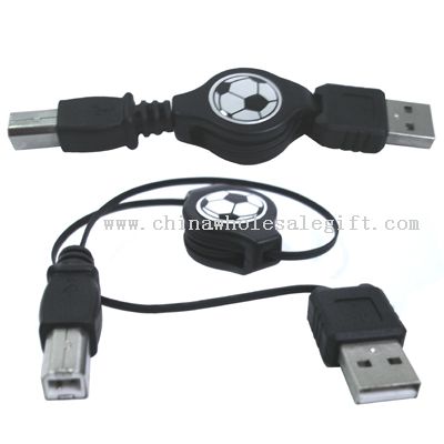 AM USB-Kabel an den Drucker