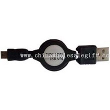 Retractable USB AM vers mini USB 5PM images