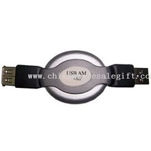 USB AM a AF cable retráctil images