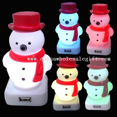 USB Hub 7- Color snowman