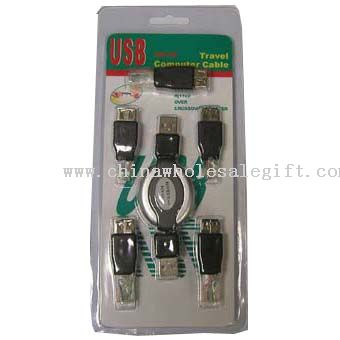 Kit de cable USB retráctil