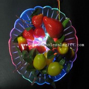Ciotola e piatto di frutta glitterata images
