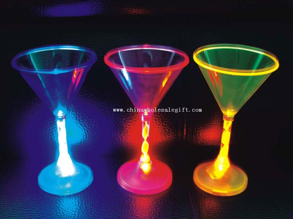 Villogó Martini pohár