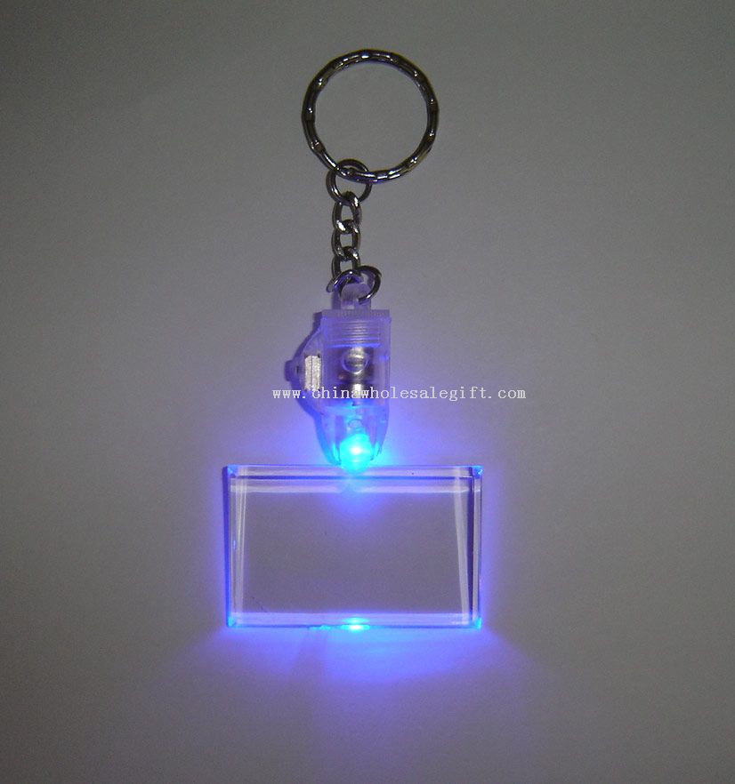 Lampu LED KeyChain dengan liontin persegi panjang