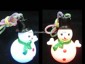 snow man necklace with 7 changing color small picture