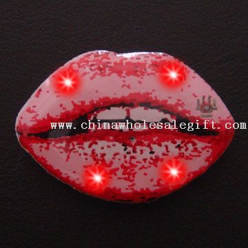 Bibir merah Flasher