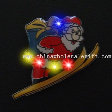 Skating Santa Claus Flasher
