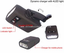 Dynamo oplader med 4 LED lommelygte images
