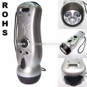 Crank Dynamo Taschenlampe mit Radio-und Handy-Ladeger&auml;t images