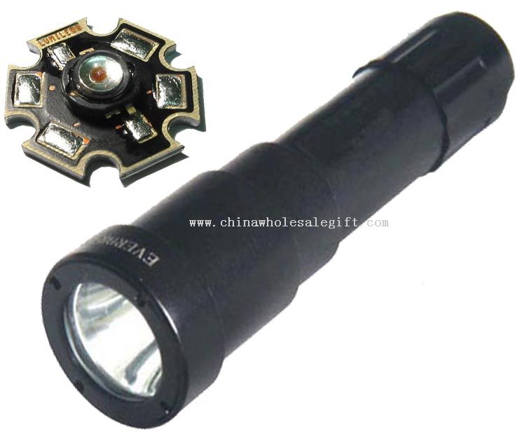 1 watt rechargeable baton flashlight