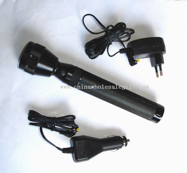 High-intensity 1W LED flashlight for duty