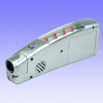 Warning Torch Alarm with Three White LEDs for Illumination