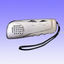 Notfall-Taschenlampe mit AM / FM Radio images